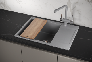 Мойка кухонная Granula 7003, АЛЮМИНИУМ Мойка кухонная Granula 7003, АЛЮМИНИУМ