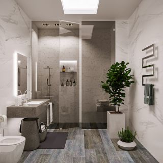 Керамогранит Absolut Gres Italy Brown AB 1034W Matt 120x20 см