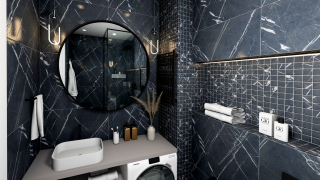 Керамогранит Absolut Gres Black Marquina AB 1070G Gloss 120x60 см