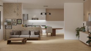 Керамогранит Absolut Gres Woodstyle Ocher AB 1185W Matt 120x20 см
