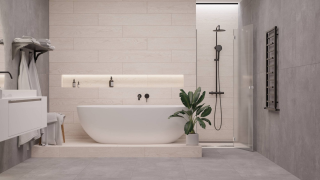 Керамогранит Absolut Gres Cemento Dark AB 1221M Matt 120x60 см