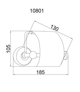 Держатель для туалетной бумаги Boheme Provanse бронза 10801