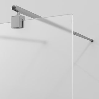 Душевая перегородка WasserKRAFT Vechte 60W46-MG 110 см профиль хром стекло матовое