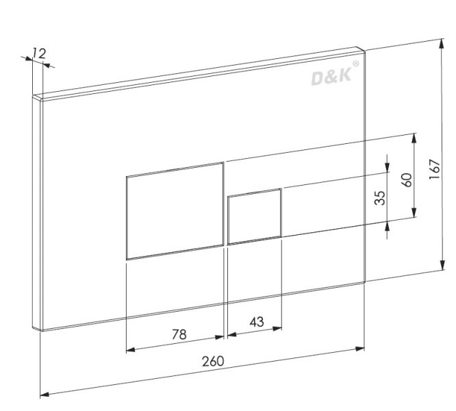 Комплект D&K DS1391604 инсталляция DI8055119 унитаз DT1396016 клавиша смыва DB1519002