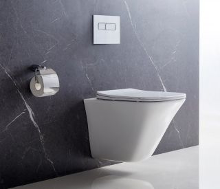 Унитаз подвесной BelBagno Marmi BB052CHR Унитаз подвесной BelBagno Marmi BB052CHR