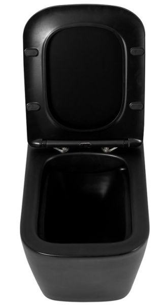 Комплект 4 в 1 BelBagno BB3202CHR-MB/BB3202SC-MB/BB002-80/BB007-PR-NERO.M унитаз подвесной ARDENTE-C BB3202CHR-MB с сиденьем BB3202SC-MB система инсталляции для унитазов BB002-80 с кнопкой смыва BB007-PR-NERO.M