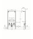 Инсталляция для подвесного унитаза Agger ABB400