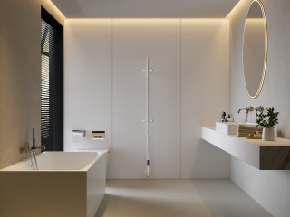 Полотенцесушитель электрический AQUAme AQM3151CR 20x170 см хром