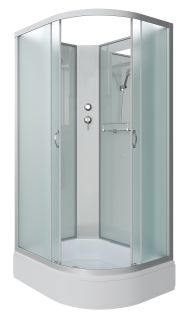 Душевая кабина Niagara NG-33974-14LBK 90x70см серебро/матовое Душевая кабина Niagara NG-33974-14LBK 90x70см серебро/матовое