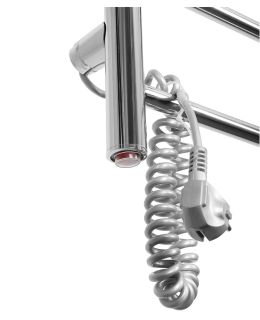 Полотенцесушитель электрический Domoterm Классик DMT 109-5 40x60 EK L хром Полотенцесушитель электрический Domoterm Классик DMT 109-5 40x60 EK L хром
