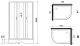 Душевая кабина Niagara NG-33094-14LBK 100x90см серебро/матовое