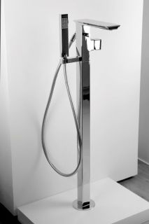 Смеситель Bravat Phillis F656101C-B3-ENG для ванны напольный с душем Смеситель Bravat Phillis F656101C-B3-ENG для ванны напольный с душем
