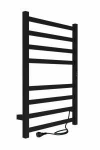 Полотенцесушитель электрический Indigo Oktava Slim 3 LСLOKS3E80-50BRRt 80x50 см чёрный муар