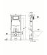 Инсталляция для подвесного унитаза Agger ACC500