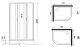Душевая кабина Niagara NG-33184-14LBK 110x80см серебро/матовое