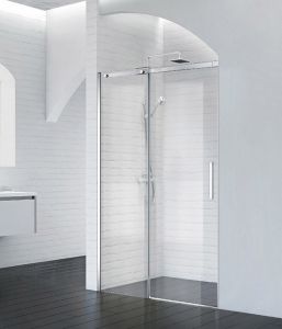 Душевая дверь в нишу BelBagno Acqua -BF-1-150-C-Cr профиль хром