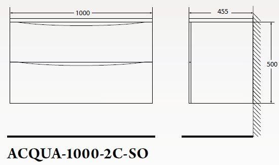 Тумба под раковину BelBagno подвесная 100x50см Cemento Verona Grigio ACQUA-1000-2C-SO-CVG Тумба под раковину BelBagno подвесная 100x50см Cemento Verona Grigio ACQUA-1000-2C-SO-CVG