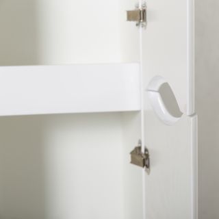 Шкаф-пенал подвесной BelBagno ACQUA-1600-2A-SC-BL-P белый глянцевый