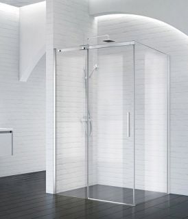 Душевой уголок BelBagno ACQUA-AH-1-150/80-C-Cr профиль хром Душевой уголок BelBagno ACQUA-AH-1-150/80-C-Cr профиль хром