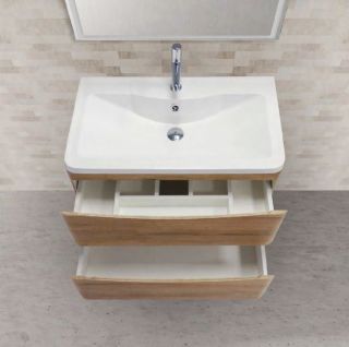 Тумба под раковину BelBagno подвесная 100x50см Rovere Rustico ACQUA-1000-2C-SO-RR