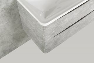 Тумба под раковину BelBagno подвесная 90x50см Cemento Verona Grigio ACQUA-900-2C-SO-CVG