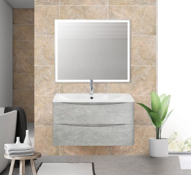 Тумба под раковину BelBagno подвесная 100x50см Cemento Verona Grigio ACQUA-1000-2C-SO-CVG Тумба под раковину BelBagno подвесная 100x50см Cemento Verona Grigio ACQUA-1000-2C-SO-CVG
