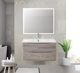 Тумба под раковину BelBagno подвесная 100x50см Pino Scania ACQUA-1000-2C-SO-PS