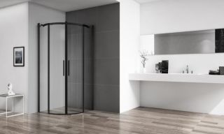 Душевой уголок BelBagno четверть круга чёрный ACQUA-R-2-90-C-NERO Душевой уголок BelBagno четверть круга чёрный ACQUA-R-2-90-C-NERO