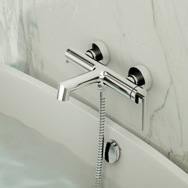 Смеситель для ванны и душа BelBagno ACQUA-VASM-CRM хром