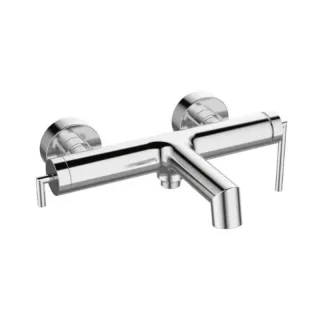 Смеситель BelBagno для ванны и душа в комплекте с ручным душем, шлангом и держателем, хром ACQUA-VASM/DFS-CRM