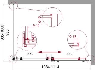 Душевой уголок BelBagno ACQUA-AH-1-120/90-C-NERO Душевой уголок BelBagno ACQUA-AH-1-120/90-C-NERO