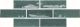Керамогранит Monopole Артисан бирюзовый 81979, 5x15 (60 шт/0,45/0,0075 м2)