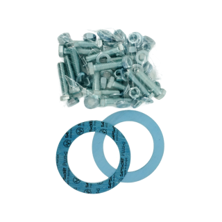 Монтажный комплект, ELSEN, для установки фланцев DN100 PN10 (16 гаек, 16 болтов, EWG100.006, 32 шайбы, 2 уплотнения)