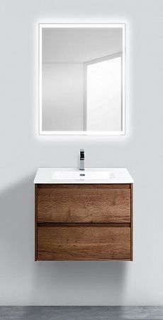 Тумба под раковину BelBagno подвесная 60x50см Rovere Tabacco KRAFT-600-2C-SO-RT