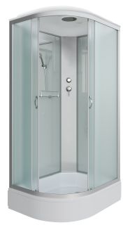 Душевая кабина Niagara NG-33984-14R 90x80см серебро/матовое