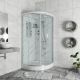 Душевая кабина Niagara NG-7702M 100x100см серебро/прозрачное