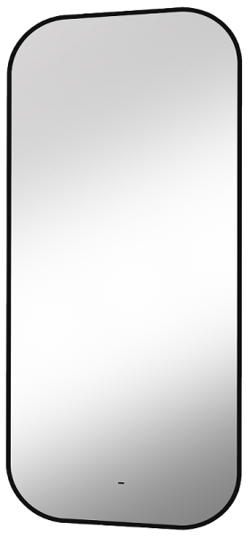Зеркало с подсветкой Continent Torry ЗЛП1533 с бесконтактным сенсором 60x120см чёрный Зеркало с подсветкой Continent Torry ЗЛП1533 с бесконтактным сенсором 60x120см чёрный