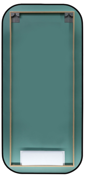 Зеркало с подсветкой Continent Torry ЗЛП1533 с бесконтактным сенсором 60x120см чёрный Зеркало с подсветкой Continent Torry ЗЛП1533 с бесконтактным сенсором 60x120см чёрный