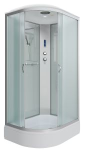 Душевая кабина Niagara NG-33094-14RP 100x90см серебро/матовое