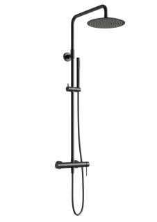 Душевая стойка WasserKRAFT Niers A30002BL чёрный матовый