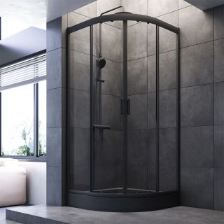 Душевой уголок Am.Pm Gem 90x90см чёрный матовый W90G-401-090BT Душевой уголок Am.Pm Gem 90x90см чёрный матовый W90G-401-090BT