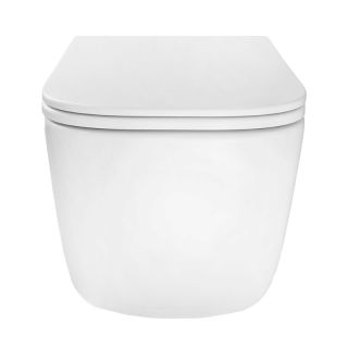 Унитаз подвесной Azario Bacio AZ-5103T-WHT безободковый торнадо белый