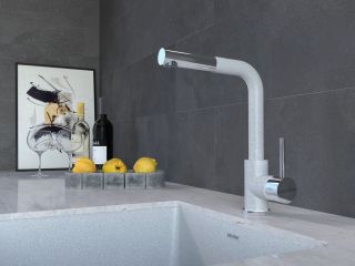 Смеситель для кухни Paulmark Kassel Ka214311-310 серый Смеситель для кухни Paulmark Kassel Ka214311-310 серый