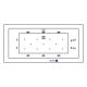 Гидромассажная ванна WHITECROSS Savia Duo 0103.170080.100.ULTRA.WH 170x80 Ultra белый