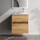 Тумба с раковиной Am.Pm Sense M7B-FUX0602OF-WCC0602WG 60 см дерево