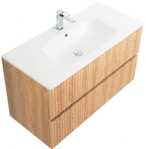 Подвесная тумба под раковину Art&Max Torino 100см бран AM-TORINO-1000-2C-SO-BR-P