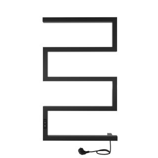 Полотенцесушитель электрический Indigo Sparta DGS80-50BRRt 80x50 см чёрный муар