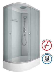 Душевая кабина Niagara NG-3324-14R 120x80см серебро/матовое