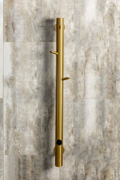 Полотенцесушитель электрический Boheme Oak 724-MG 20x150 см золото матовое