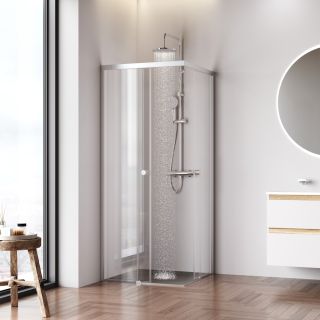 Душевой уголок Am.Pm X-joy W94G-403-8080-МТ1К 80x80 см без поддона хром матовый Душевой уголок Am.Pm X-joy W94G-403-8080-МТ1К 80x80 см без поддона хром матовый